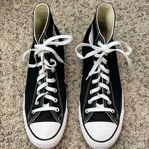 Converse Black and White High-Top Sneakers